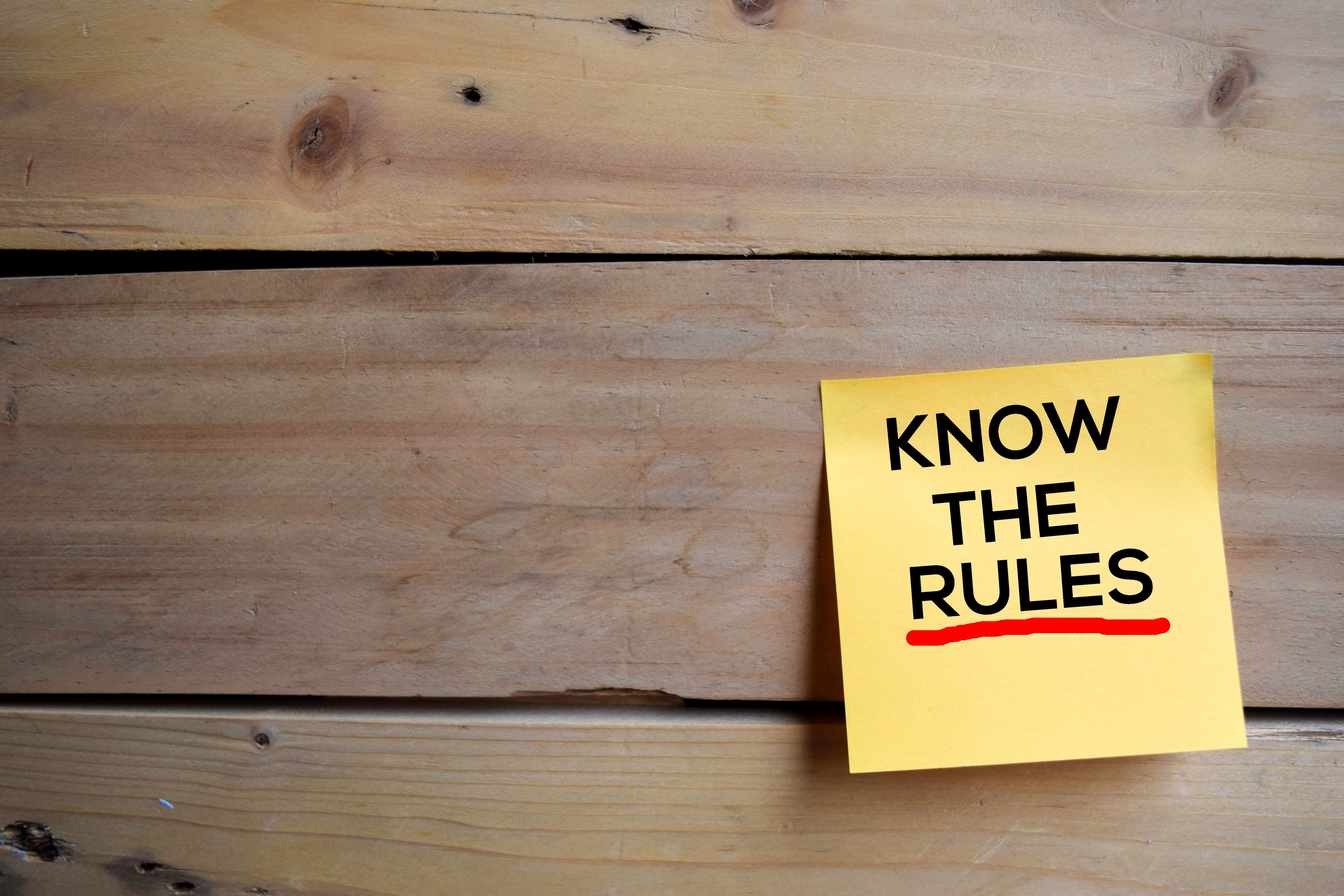 Writing The Rules
